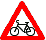Дорожный знак Пересечение с велосипедной дорожкой или велопешеходной дорожкой