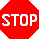 Дорожный знак Движение без остановки запрещено
