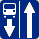 Дорожный знак Дорога с полосой для маршрутных транспортных средств